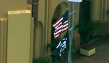 American flag raised atop 'Fast & Furious' coaster at Universal