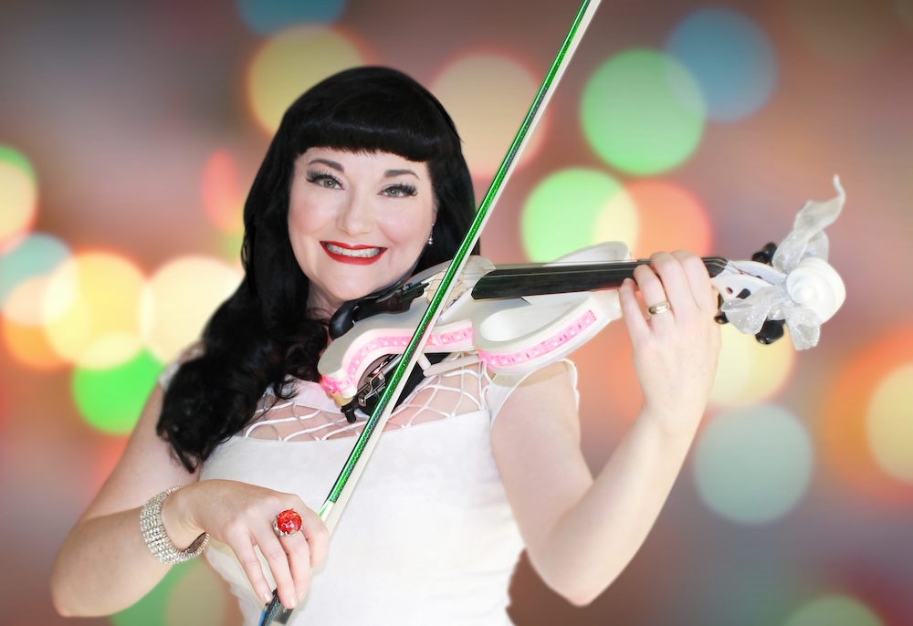Violectric get stringy with the classic rock canon for a free show in downtown Orlando