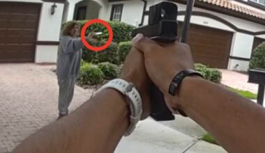 Bodycam video shows moments before Florida deputies shoot woman with knife
