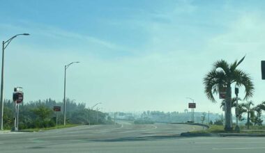 Fireworks debris creates haze over South Florida