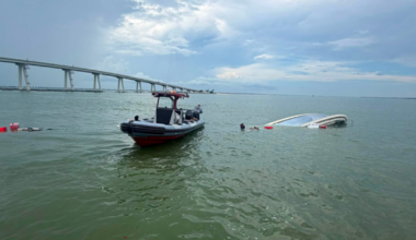 US Coast Guard saves 8, including infant and child, after vessel capsizes off Fort Myers Beach