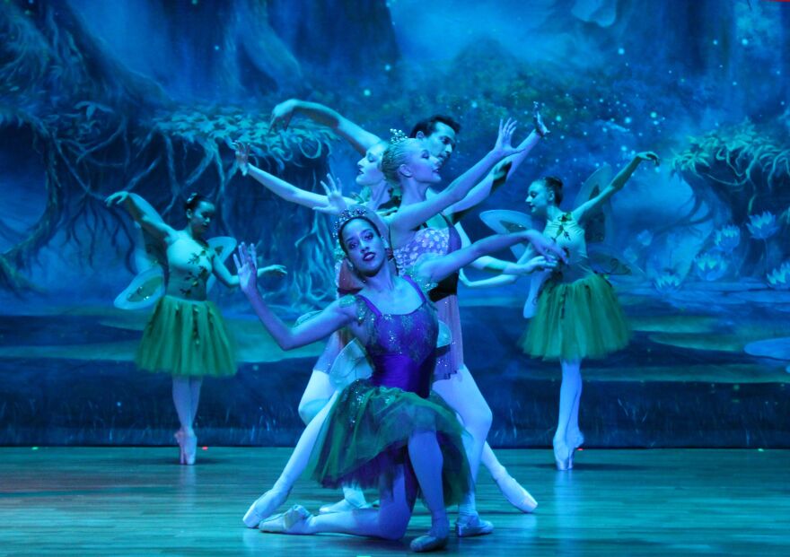 Dancers perform 'A Midsummer's Night Dream' at the Tribby Arts Center.