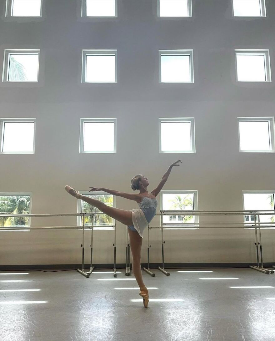 Kai Perkins is entering her final year at the School of American Ballet in New York City.