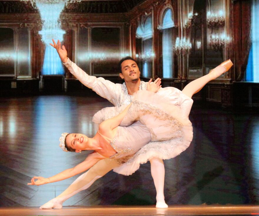 Natalie Alvarez and Kaique Barbosa in 'The Sleeping Beautry Ballet.'