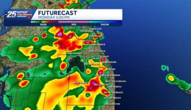 Feel-like temps in the 100s with storms across South Florida