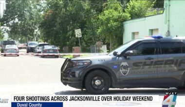 Violent Fourth of July weekend leaves 2 dead, 2 injured in 4 separate Jacksonville shootings