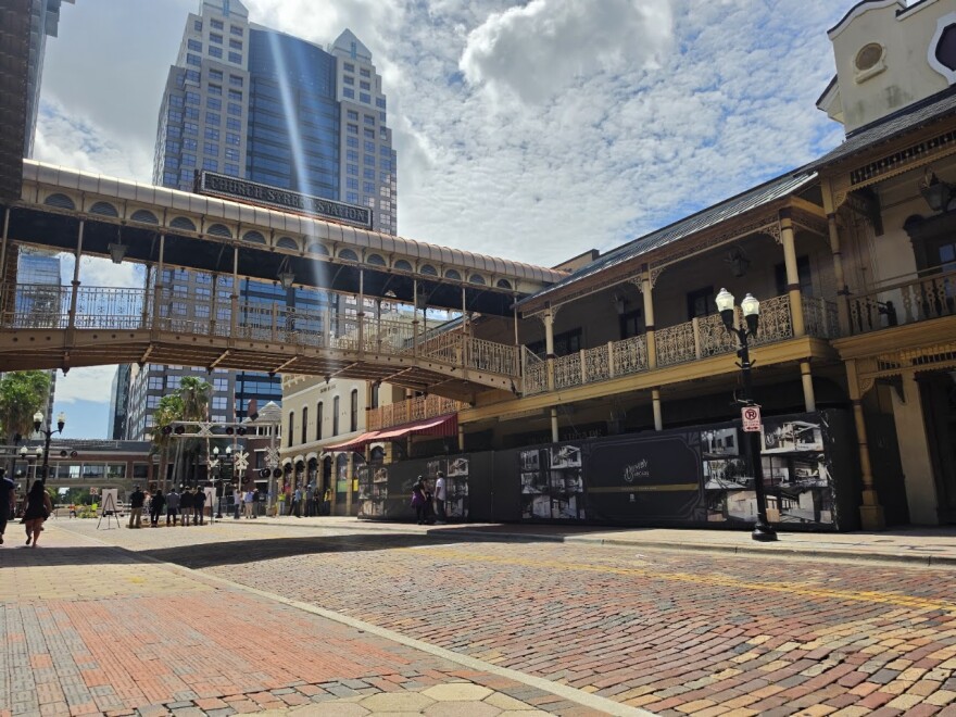 Orlando's Church Street during the groundbreaking ceremony. According to the DTO Action Plan, the section of Church Street between Magnolia and Garland avenues will be transformed and fitted for hosting festivals.