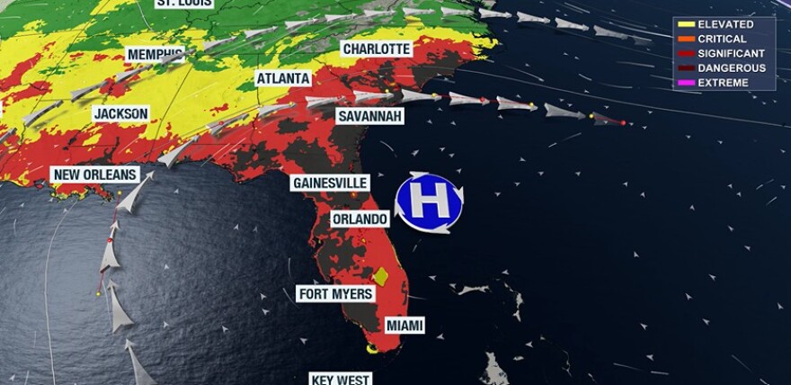 Synoptic setup for Thursday.