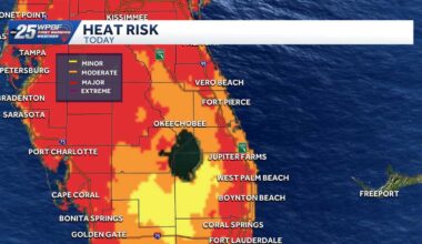 Heat advisories with feels-like temps in the triple digits across South Florida