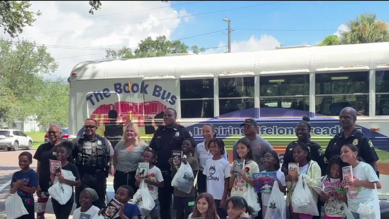 Pinellas book bus combats summer learning slide