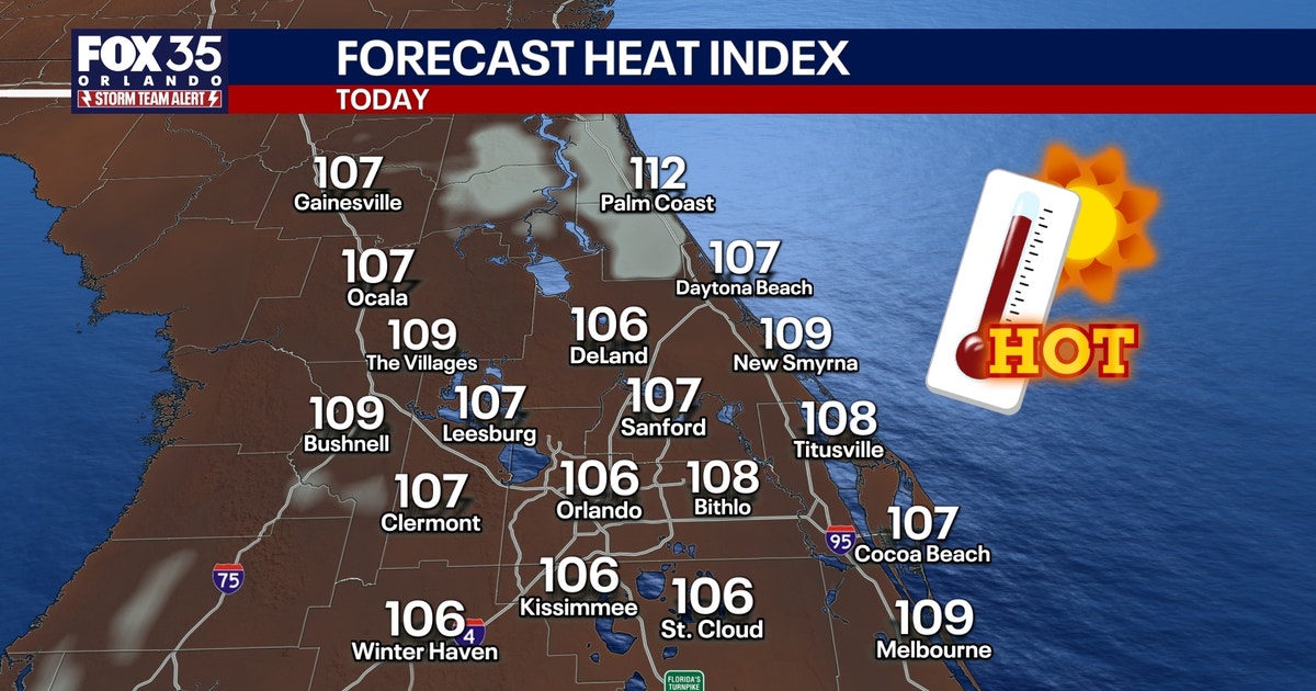 Orlando weather: Heat advisory for parts of Central Florida as temperatures climb