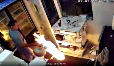 Florida man carries flaming propane tank through restaurant, arrested
