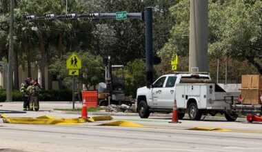 Coconut Creek intersection shut down due to gas leak