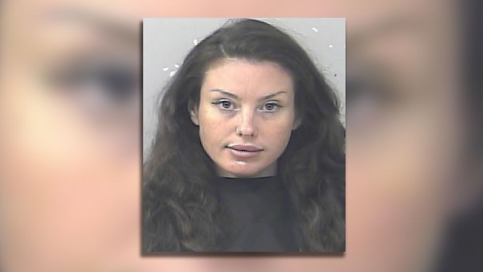 Port St. Lucie Police said 37-year-old Pamela Molina, was actively inhaling nitrous oxide from a large canister and would not leave the vehicle in their parking lot. (PSLPD)