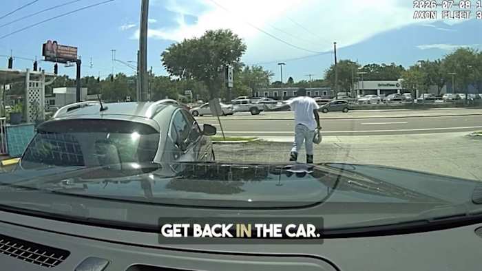 Florida driver arrested after switching seats during traffic stop; car rolls into deputy’s patrol vehicle: HCSO