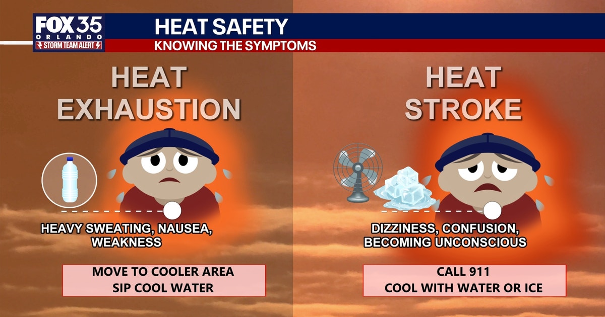 Florida heat wave: Heat stroke, heat exhaustion signs, symptoms