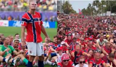 Watch: 'Viking Row' fever grips Miami before Norway's historic World Cup clash against England | Football News
