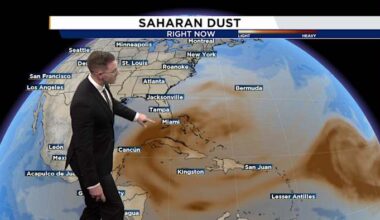 Sultry Sunday Forecast featuring more storms