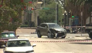 2 men shot during downtown Jacksonville fight; 1 in critical condition, no suspect found