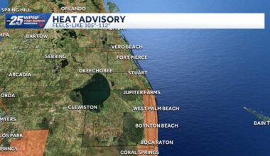 Feels like temps near 110 and severe storms in South Florida