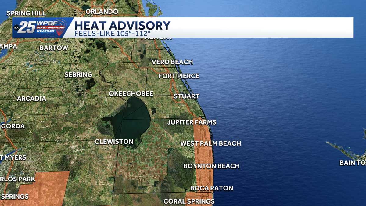 Feels like temps near 110 and severe storms in South Florida