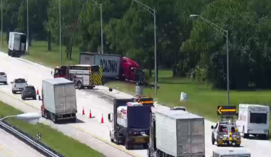 Crash on I-95 in St. Lucie County leads to injuries and roadblock