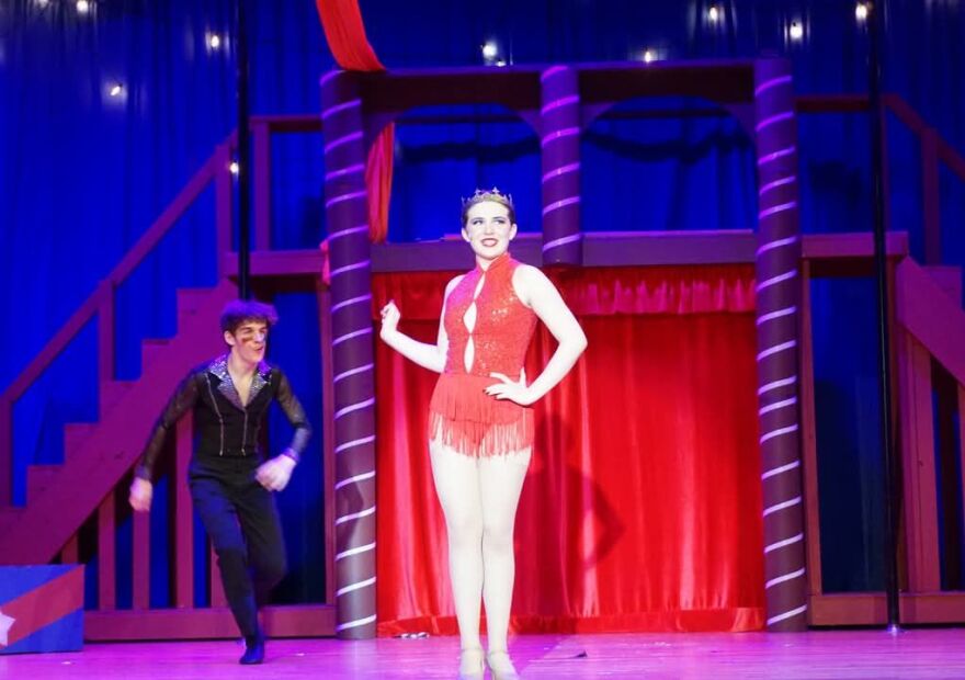 Dick played the part of Fastrada in North Fort Myers High School's 2025 production of 'Pippin.'