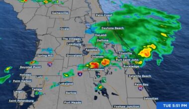 LIVE RADAR: Strong storms moving through Central Florida