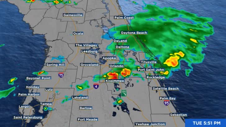 LIVE RADAR: Strong storms moving through Central Florida