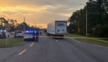 Man fleeing ICE officers in Florida is struck and killed by tractor-trailer, police say