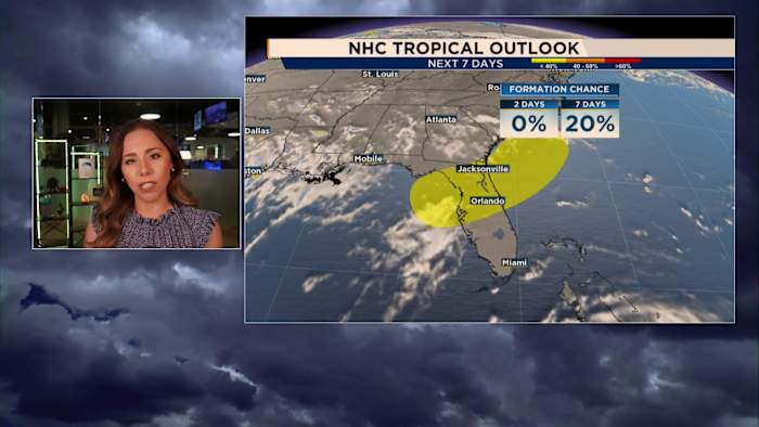 NHC highlights area near Florida for possible tropical development