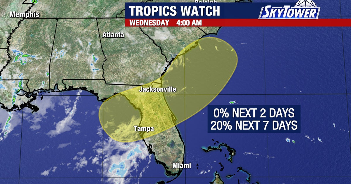 National Hurricane Center tracks 20% development chance in Gulf