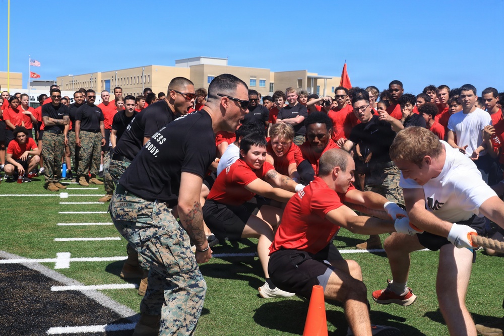 Recruiting Station Tampa Marines host their All-Hands Pool Function at Venice High School