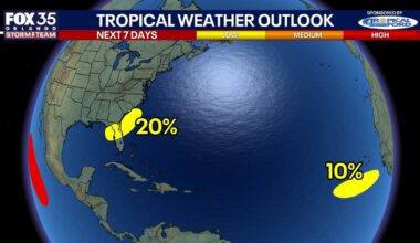 NHC: 2 disturbances flagged in the Atlantic, Gulf for possible tropical development