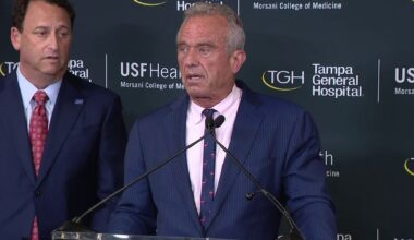 Robert F. Kennedy Jr. visits Tampa General Hospital to launch healthy food pledge