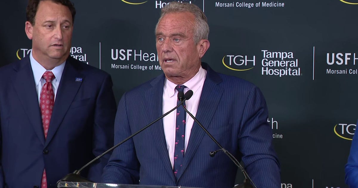 Robert F. Kennedy Jr. visits Tampa General Hospital to launch healthy food pledge