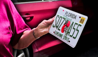 REPORT: Florida woman goes ‘ballistic’ after receiving racy license plate