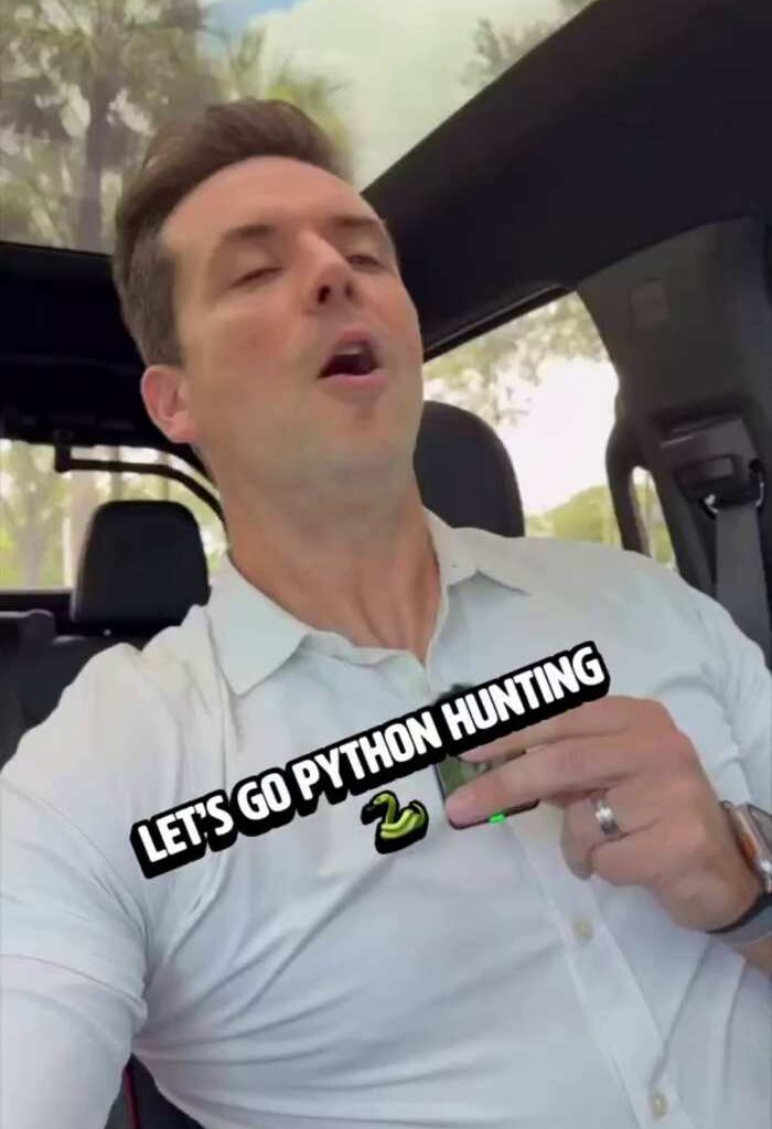 Ever wonder what it's like to go python hunting in the Florida Everglades?