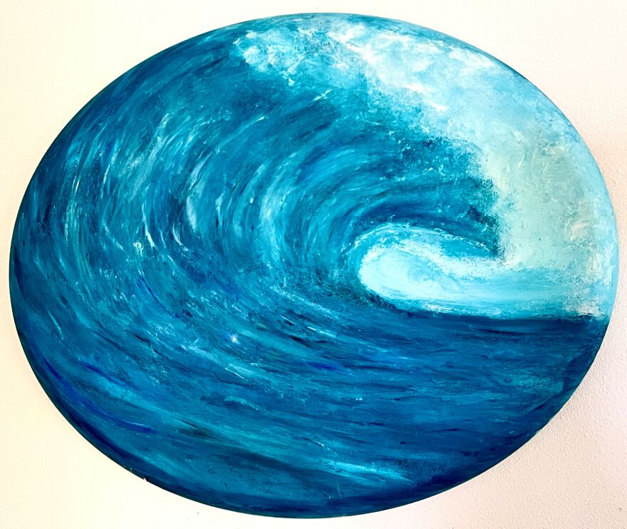 'Fresh Offerings' will include Wendy White's 'Ride the Wave.'