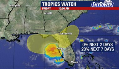 Will Florida see its next named storm this weekend?