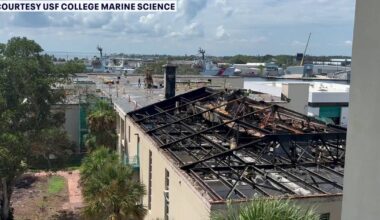 USF marine science fire: St. Pete recovery operations save vital scientific research despite heavy damage