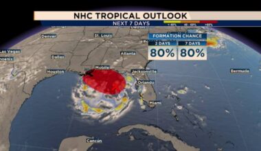 Invest 91L Becomes Better Organized as Central Florida’s Forecast Begins to Improve