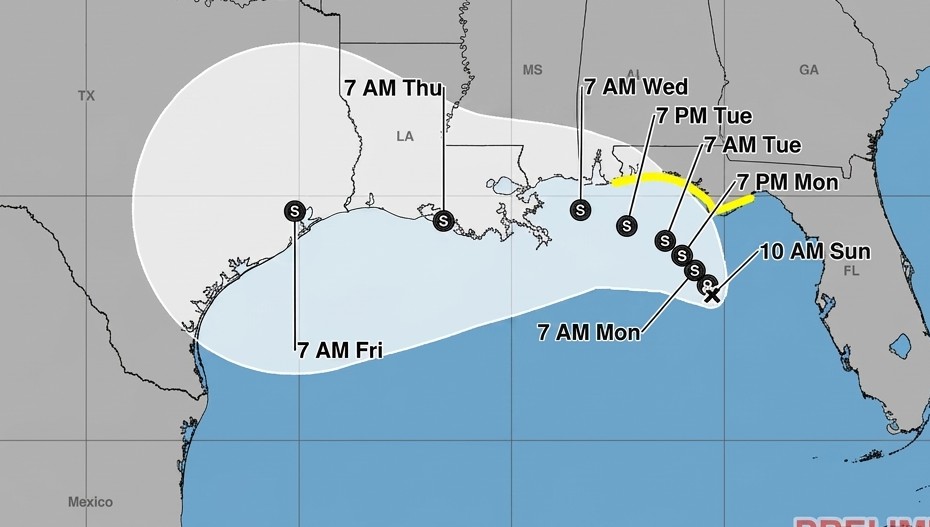 Tropical Storm Watch In Effect For Northwest Florida : NorthEscambia.com