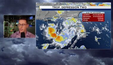 Tracking Tropical Depression and how it will impact Central Florida's weather.
