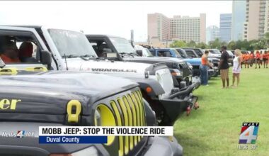 Jacksonville Jeep Club Uses Annual Ride to Deliver a Message: Stop the Violence