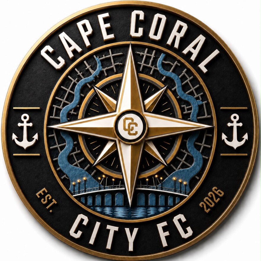 Cape Coral City FC's logo.