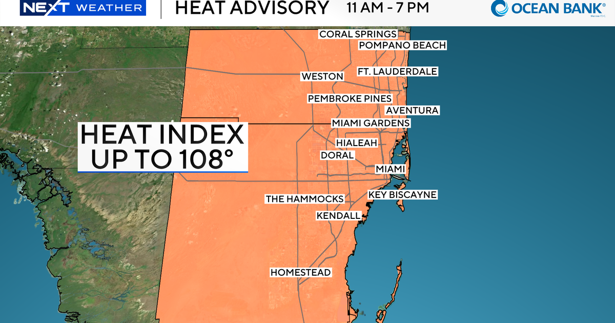 Triple-digit heat for South Florida as tropical developments continue