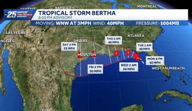Tropical Storm Bertha 2026