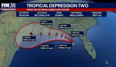 Florida's Panhandle counties prepare flood-prone areas as Tropical Storm Bertha threat grows