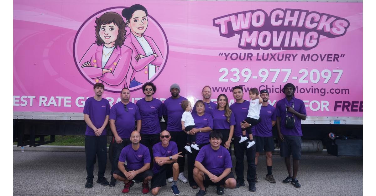 Two Chicks Moving Expands to Cape Coral and Naples After 330 Five-Star Reviews